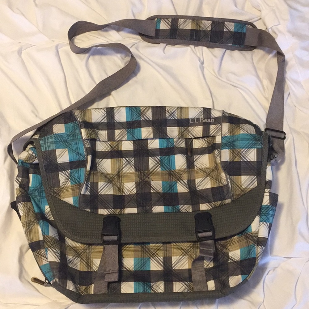 L.L. Bean messenger bag with computer compartment